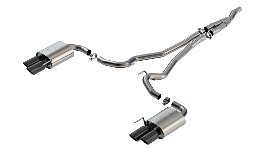 Borla 140982BC Cat-Back™ Exhaust System - ATAK® for Select Ford Mustang