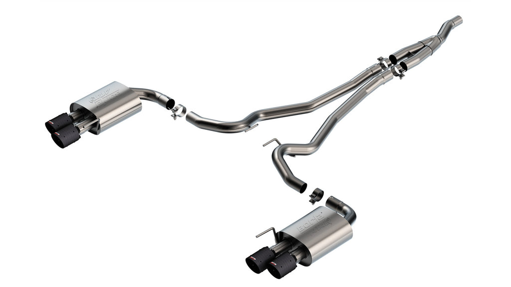 Borla 140982CFBA Cat-Back™ Exhaust System - ATAK® for Select Ford Mustang