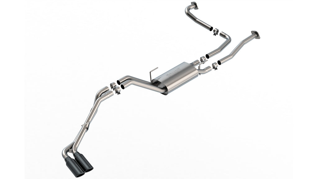 Borla 140984BC Cat-Back Exhaust System - S-Type for Select Nissan Frontier