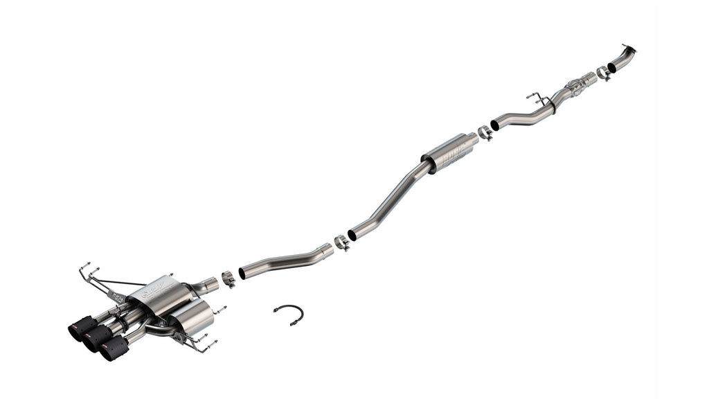 Borla 140986CFBA Cat-Back Exhaust System - ATAK® for Select Acura Integra