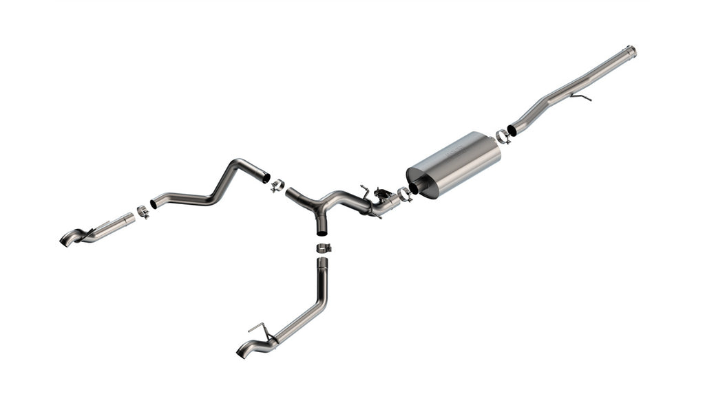 Borla 140990 Cat-Back Exhaust System - Touring for Select Chevrolet Silverado 1500, GMC Sierra