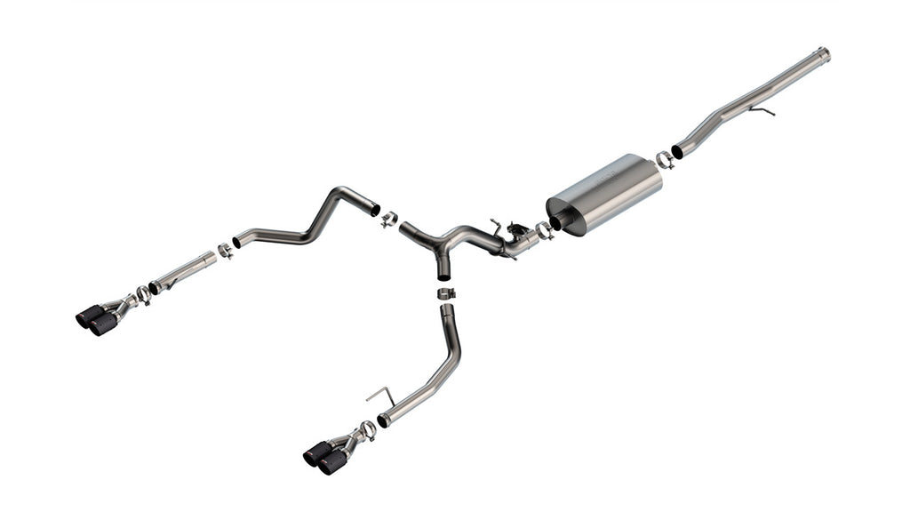 Borla 140991CFBA Cat-Back Exhaust System - Touring for Select Chevrolet Silverado 1500, GMC Sierra