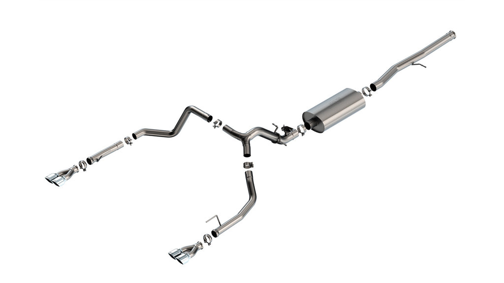 Borla 140992 Cat-Back Exhaust System - Touring for Select Chevrolet Silverado 1500, GMC Sierra