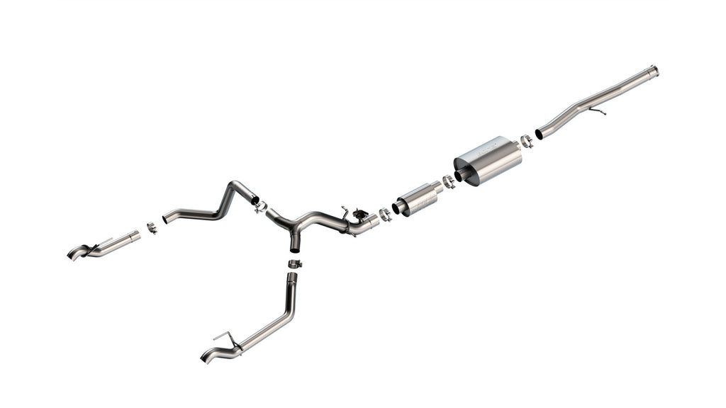 Borla 140993 Cat-Back Exhaust System - S-Type for Select Chevrolet Silverado 1500, GMC Sierra