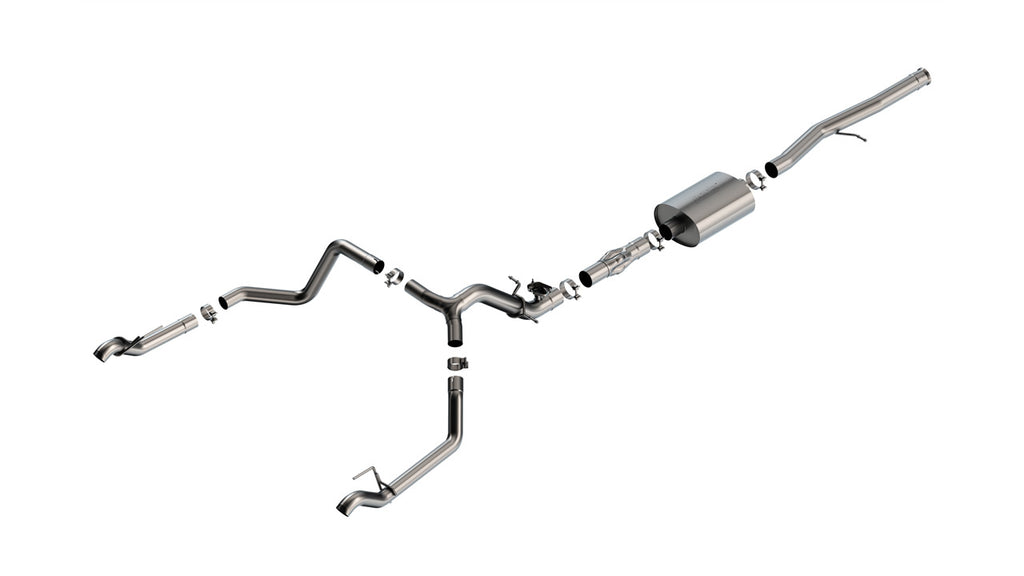 Borla 140996 Cat-Back Exhaust System - ATAK® for Select Chevrolet Silverado 1500, GMC Sierra