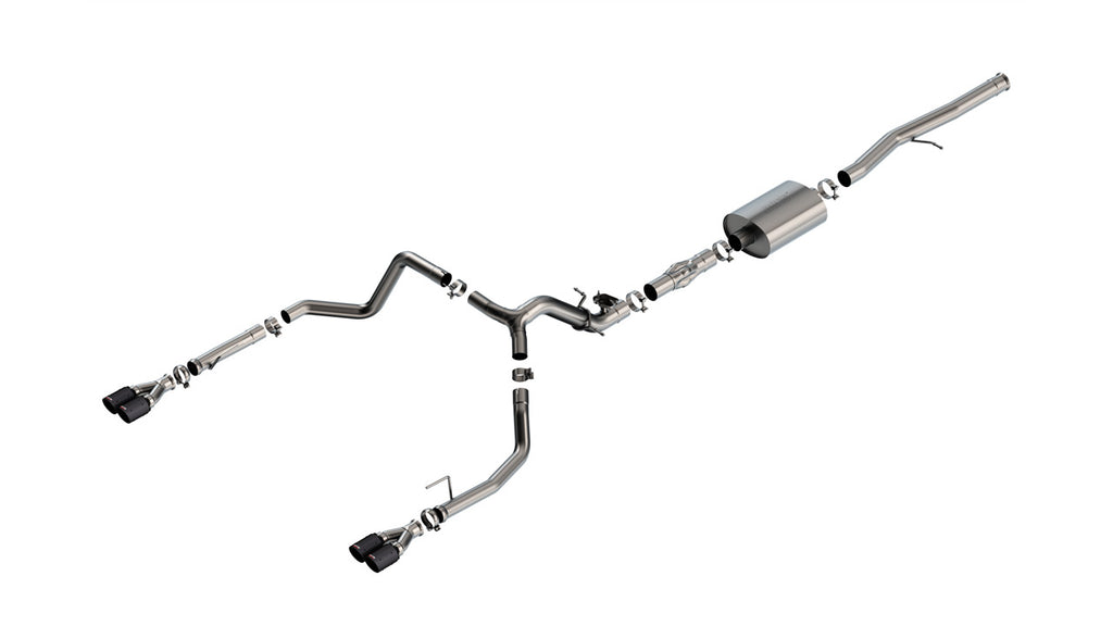 Borla 140997CFBA Cat-Back Exhaust System - ATAK® for Select Chevrolet Silverado 1500, GMC Sierra