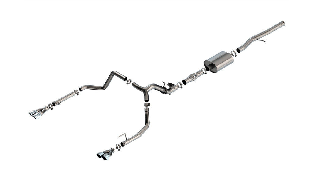 Borla 140998 Cat-Back Exhaust System - ATAK® for Select Chevrolet Silverado 1500, GMC Sierra