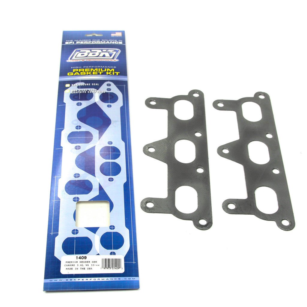 BBK Performance Parts 1409 PREMIUM HEADER GASKET SET-CAMARO V6  (PAIR) for Select Chevrolet Camaro