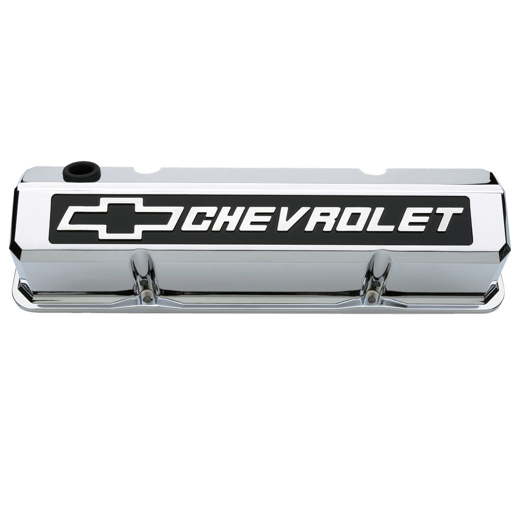 Proform 141-922 Chrome w/Raised Bowtie Logo for Select Chevrolet 3B, Chevrolet 3C, Chevrolet 3D, Chevrolet 3E, Chevrolet 3F, Chevrolet 3G, Chevrolet Bel Air, Chevrolet Biscayne, Chevrolet Blazer, Chevrolet Brookwood, Chevrolet C10, Chevrolet C10 Pickup,
