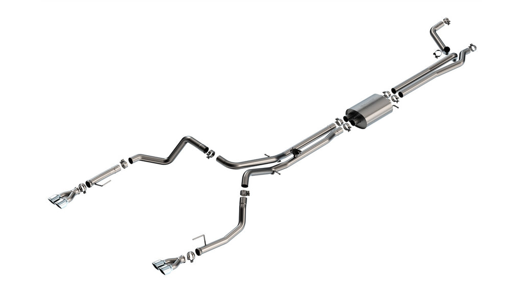 Borla 141001 Cat-Back Exhaust System - S-Type for Select Chevrolet Silverado 1500, GMC Sierra