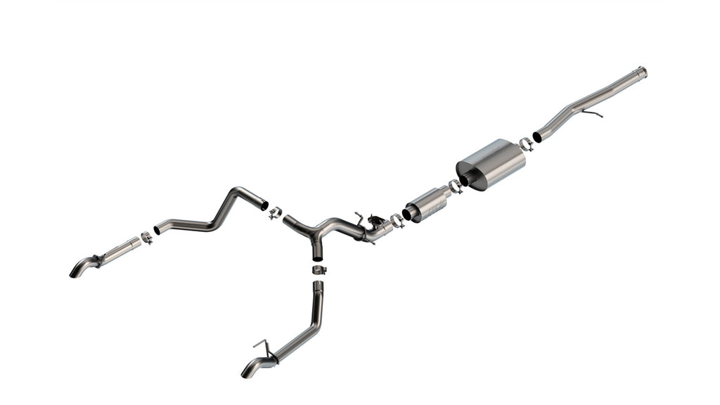 Borla 141003 Cat-Back Exhaust System - S-Type for Select Chevrolet Silverado 1500, GMC Sierra