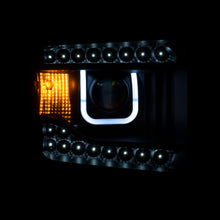 Load image into Gallery viewer, 1415-1500Denali1516-Sierra-25003500-Projector-Headlights-WUbar-Chrome-Clr-DrivePass