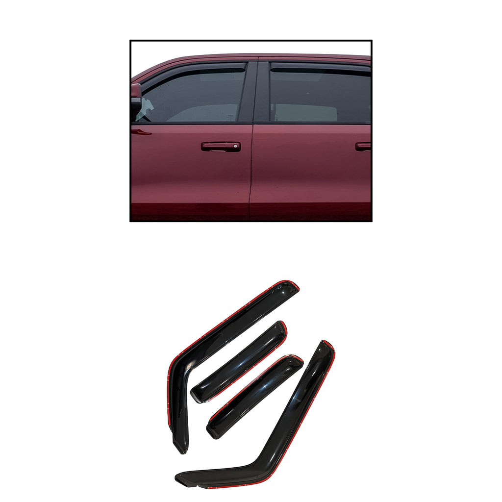 Black Horse Off Road 141531-IN Rain Guards for Select Nissan Pathfinder
