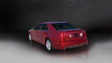Load image into Gallery viewer, Corsa Performance 14157BLK 2.5in. Axle-Back Dual Rear Exit with Single 4.0in. Black PVD Pro-Series Tips for Select Cadillac STS