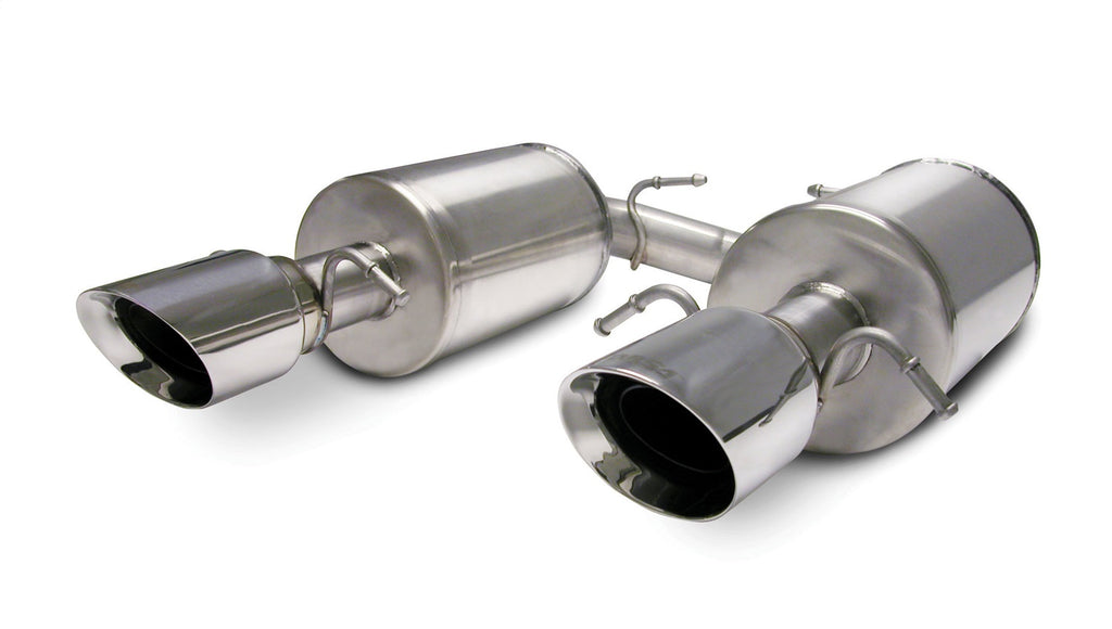 Corsa Performance 14157 2.5in. Axle-Back Dual Rear Exit with Single 4.0in. Polished Pro-Series Tips for Select Cadillac STS