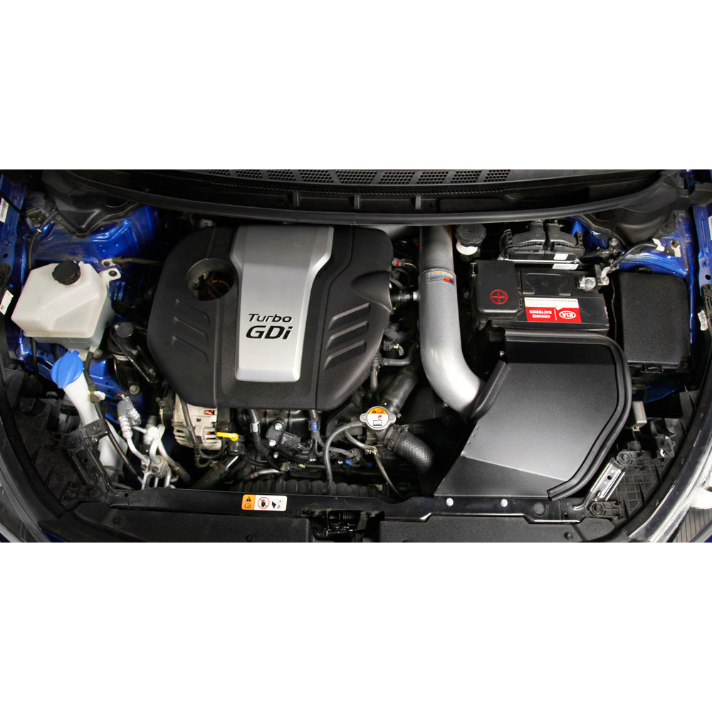 1416-Kia-Forte-1.6L-(Gas)-Performance-Air-Intake-System-Aluminum-Silver-Pipe