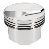 JE Pistons 141637S Piston Single, 4032, Dome, 4.320 Bore, 1.645 CD, 0.990 Pin, Set of 1.