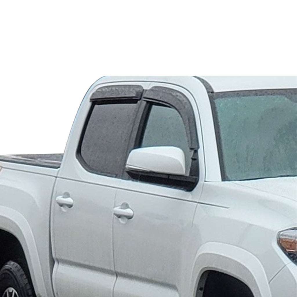 Black Horse Off Road 141648 Rain Guards for Select Toyota Tacoma