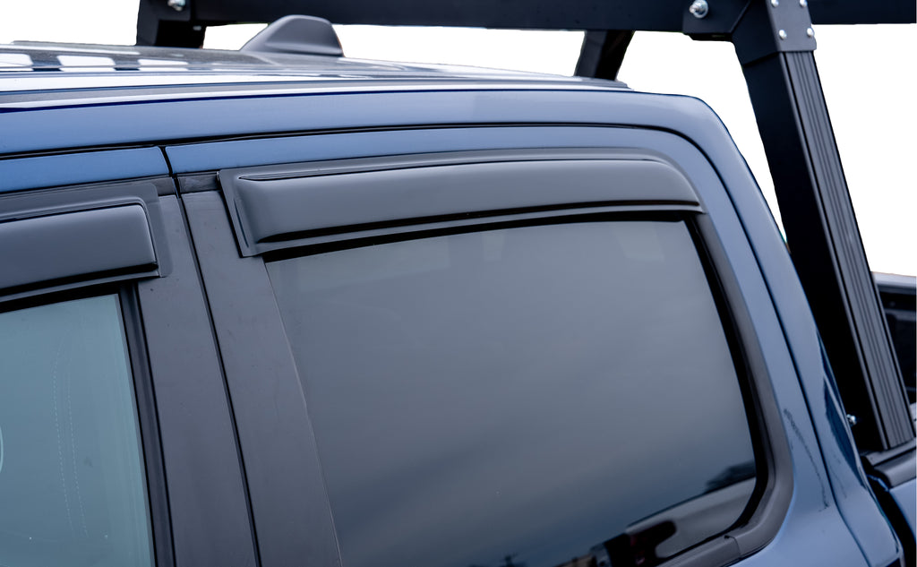 Black Horse Off Road 141657 Rain Guards for Select Toyota Tundra