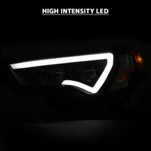 Load image into Gallery viewer, 1418-4-Runner-Projector-Headlights-W-Plank-Style-Switchback-Black-W-Amber