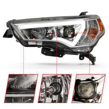 Load image into Gallery viewer, 1418-4-Runner-Projector-Headlights-W-Plank-Style-Switchback-Chrome-W-Amber
