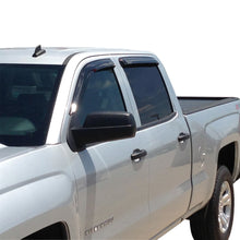 Load image into Gallery viewer, 1418-SilvSierra-15001518-SilvSierra-25003500-Hd-Crew-Cab-Wind-Deflectors-Slim-Design-Smoke