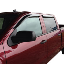 Load image into Gallery viewer, 1418-SilvSierra-15001518-SilvSierra-25003500-Hd-Crew-Cab-Wind-Deflectors-Slim-Design-Smoke