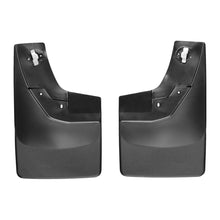 Load image into Gallery viewer, 1418-Silverado-150015C-Silverado-25003500-WOut-Flares-No-Drill-Mudflaps-Black-Rear-Pair