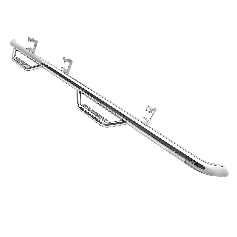 1418-SilveradoSierra-1500-Crewcab-5.8Ft-Wheel-To-Wheel-Nerf-Steps-WCleated-Steps;-Text-Black