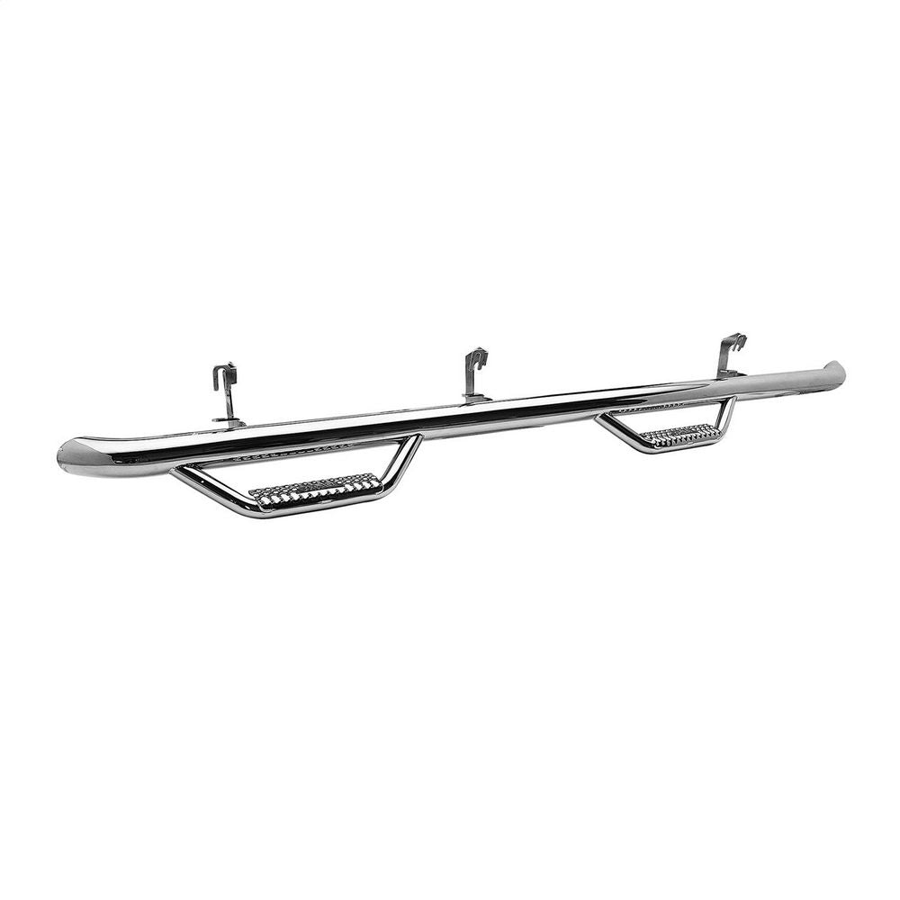 1418-SilveradoSierra-1500-Crewcab-5.8Ft-Wheel-To-Wheel-Nerf-Steps-WCleated-Steps;-Text-Black