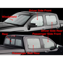 Load image into Gallery viewer, 1418-SilveradoSierra-150015C-SilvSierra-25003500-Crew-Cab-Techshade-Sun-Shade-Full-Vehicle-Kit