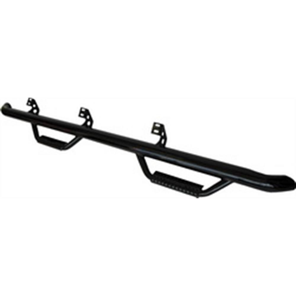 1418-Toyota-4Runner-2In-Main-Tube-Wheel-To-Wheel-Nerf-Steps-With-Cleated-Steps;-Black
