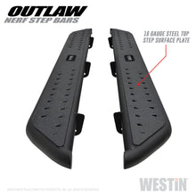 Load image into Gallery viewer, 1419-SilvSierra-15001519-SilvSierra-25003500-Dbl-Cab-Textured-Black-Outlaw-Nerf-Step-Bars
