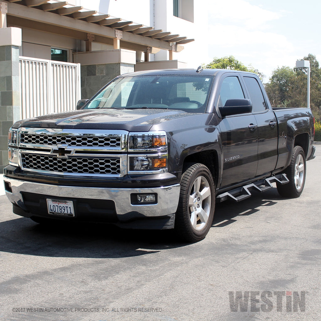 1419-SilvSierra-1500(6.5-Ft-Bed)15C-25001518-3500-Dbl-Cab-Text-Blk-Hdx-Drop-Wtw-Nerf-Bars