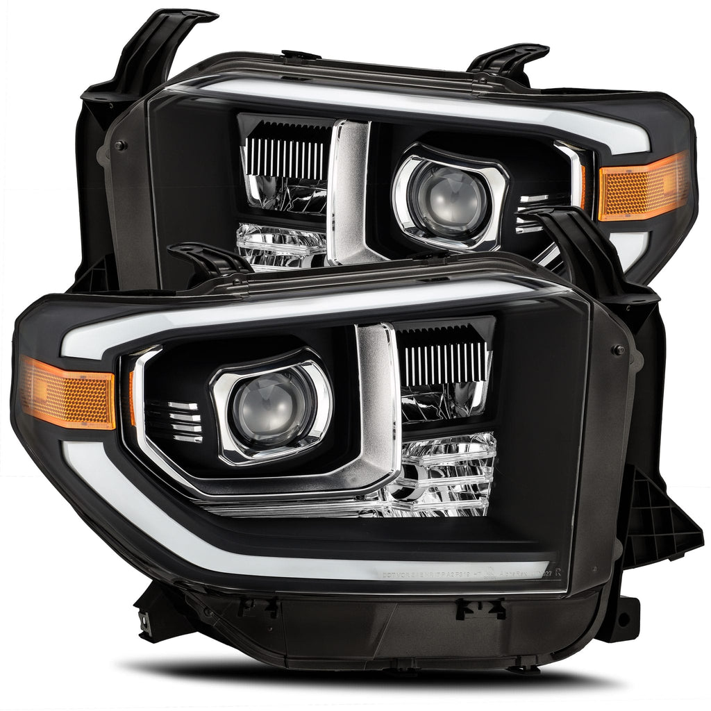 1420-Tundra-Led-Projector-Headlights-Plank-Style-Design-Black-W-Activation-Light--Drl