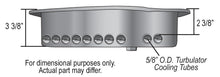 Load image into Gallery viewer, Derale 14200 Transmission Cooling Pan, Reduces Fluid Temps up to 50°F, Increase Capacity for Select Chevrolet Astro, Chevrolet Blazer, Chevrolet C10, Chevrolet C10 Suburban, Chevrolet C15, Chevrolet C20, Chevrolet C20 Suburban, Chevrolet C30, Chevrolet
