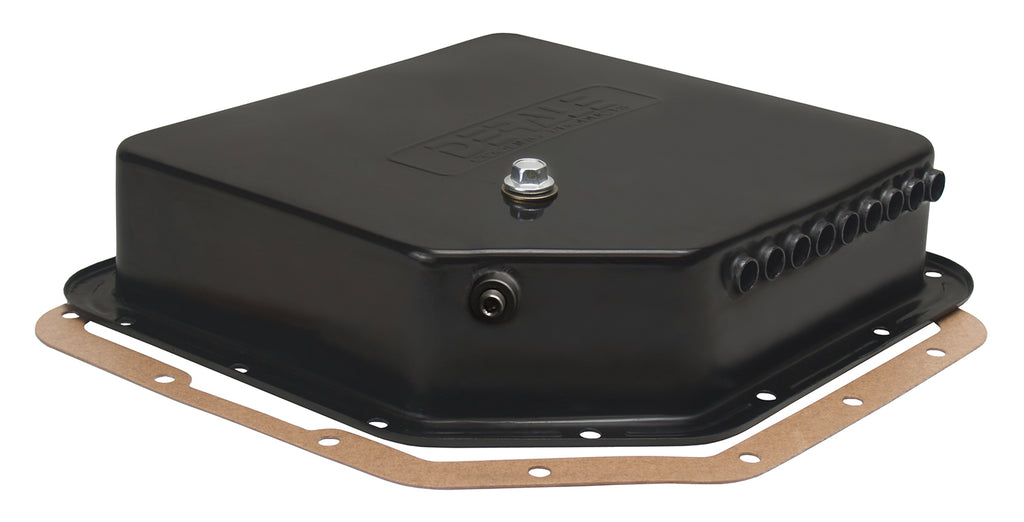 Derale 14200 Transmission Cooling Pan, Reduces Fluid Temps up to 50°F, Increase Capacity for Select Chevrolet Astro, Chevrolet Blazer, Chevrolet C10, Chevrolet C10 Suburban, Chevrolet C15, Chevrolet C20, Chevrolet C20 Suburban, Chevrolet C30, Chevrolet