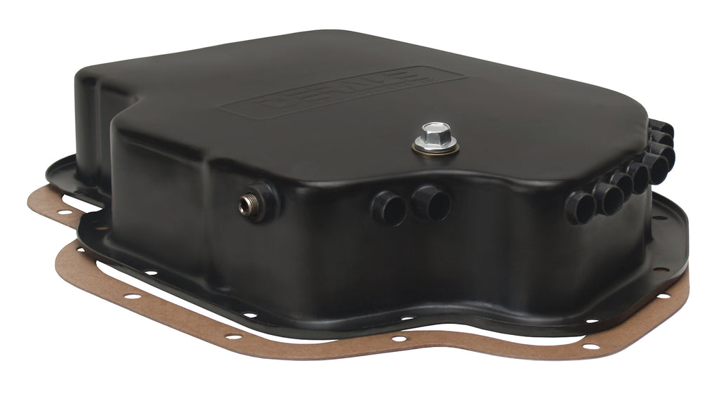 Derale 14201 Transmission Cooling Pan, Reduces Fluid Temps up to 50°F, Increase Capacity for Select Chevrolet Astro, Chevrolet Blazer, Chevrolet C10, Chevrolet C10 Suburban, Chevrolet C15, Chevrolet C1500, Chevrolet C20, Chevrolet C20 Suburban, Chevrolet