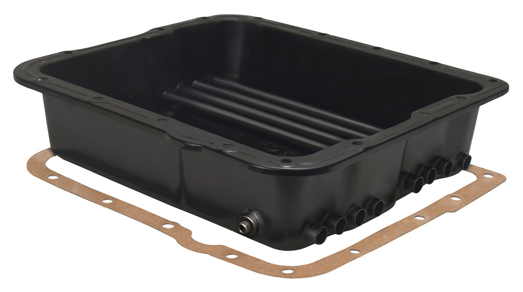 Derale 14204 Transmission Cooling Pan, Reduces Fluid Temps up to 50°F, Increase Capacity for Select Chevrolet Astro, Chevrolet Avalanche, Chevrolet Avalanche 1500, Chevrolet Avalanche 2500, Chevrolet Blazer, Chevrolet C1500, Chevrolet C1500 Suburban,