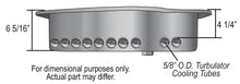 Load image into Gallery viewer, Derale 14208 Transmission Cooling Pan, Reduces Fluid Temps up to 50°F, Increase Capacity for Select Ford Aerostar, Ford Bronco, Ford Bronco II, Ford Club Wagon, Ford E-150, Ford E-150 Club Wagon, Ford E-150 Econoline, Ford E-150 Econoline Club Wagon,