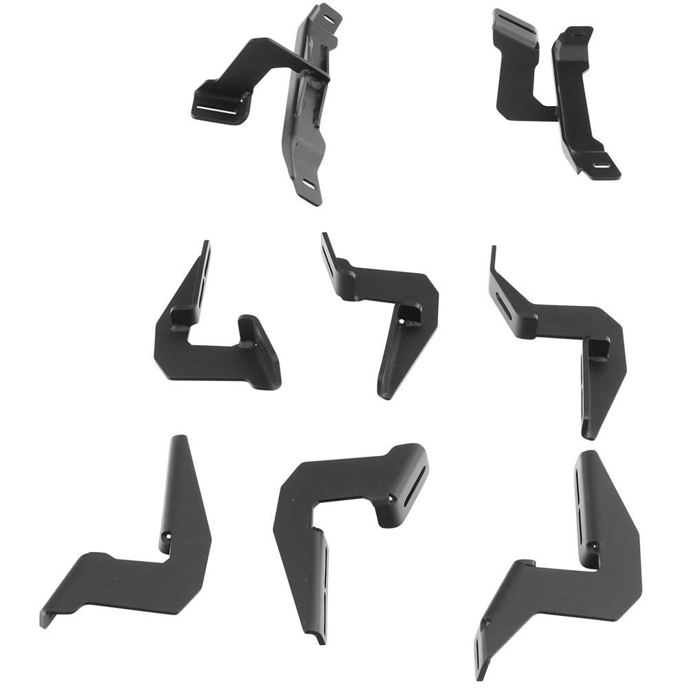 1421-Toyota-Tundra-M1a2-Truck-Side-Steps;-Cab-Length;-Black-Powder-Coat