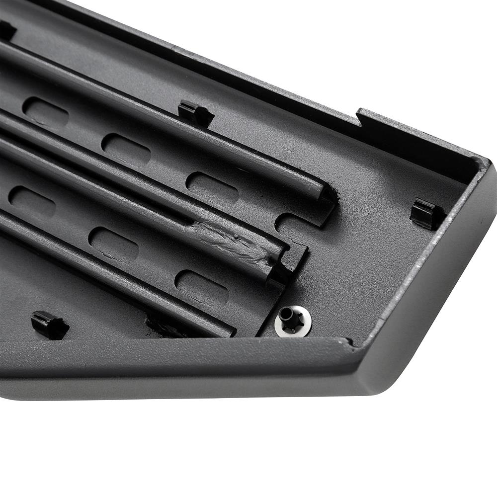1421-Toyota-Tundra-M1a2-Truck-Side-Steps;-Cab-Length;-Black-Powder-Coat
