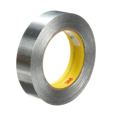 3M 7100053741 Aluminum Foil Tape 425, Silver, 1 in x 60 yd, 4.6 mil