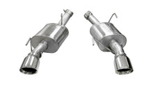 Load image into Gallery viewer, Corsa Performance 14314 2.5in. Axle-Back Dual Rear Exit with Single 4.0in. Polished Pro-Series Tips for Select Ford Mustang