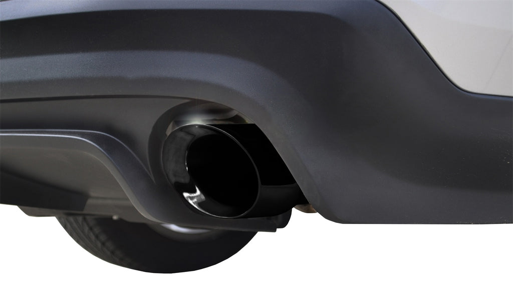 Corsa Performance 14317BLK 3.0in. Axle-Back Dual Rear Exit with Single 4.0in. Black PVD Pro-Series Tips for Select Ford Mustang