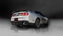 Load image into Gallery viewer, Corsa Performance 14317 3.0in. Axle-Back Dual Rear Exit with Single 4.0in. Polished Pro-Series Tips for Select Ford Mustang