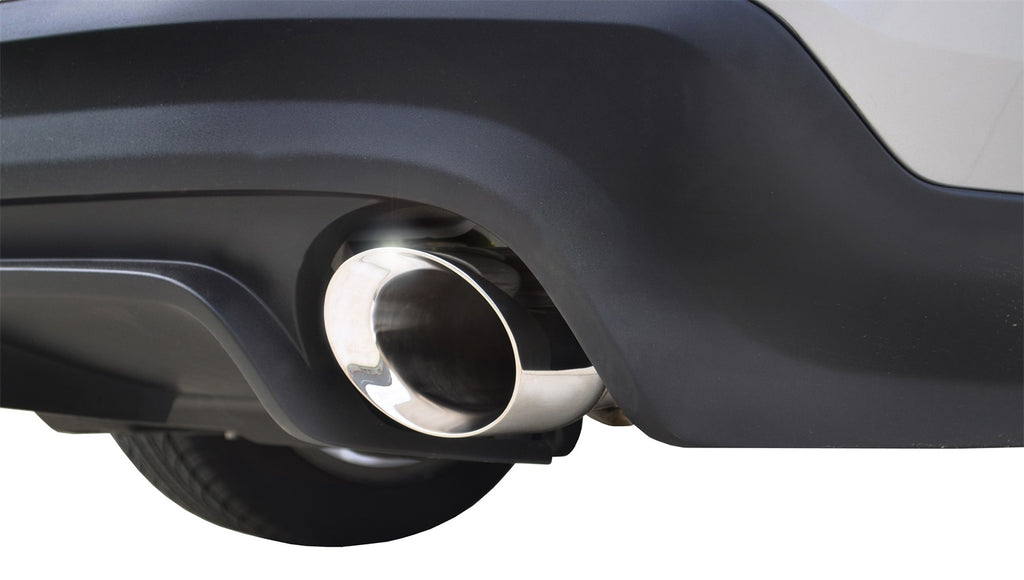 Corsa Performance 14317 3.0in. Axle-Back Dual Rear Exit with Single 4.0in. Polished Pro-Series Tips for Select Ford Mustang