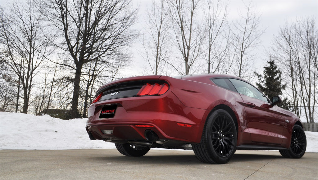 Corsa Performance 14327 3.0in. Double X-Pipe for Select Ford Mustang