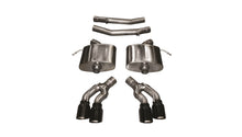 Load image into Gallery viewer, Corsa Performance 14358BLK 2.75in. Axle-Back Dual Rear Exit with Twin 4.0in. Black PVD Pro-Series Tips for Select Cadillac CTS