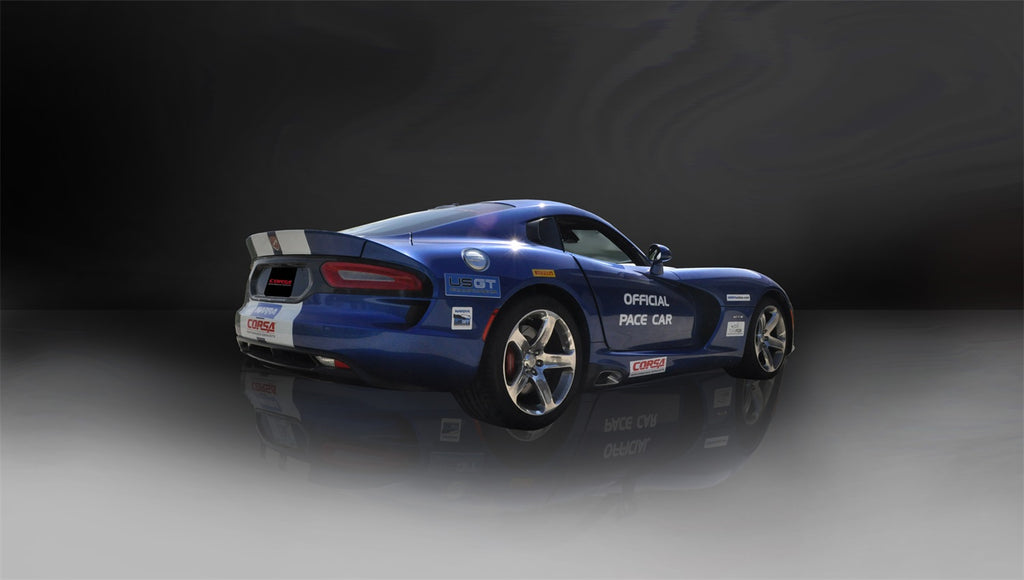 Corsa Performance 14416 3.0in. Cat-Back Dual Side Exit without Tips for Select Dodge Viper, SRT Viper